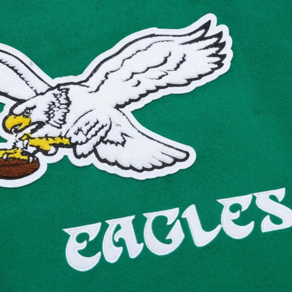 AUTHENTIC Mitchell & Ness Team Varsity Princess Diana Jacket Philadelphia Eagles - Picture 8 of 11